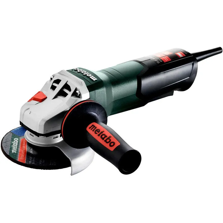 Metabo 4.5in / 5in Angle Grinder - 11000 RPM - 11.0 Amps with Non-Locking Paddle