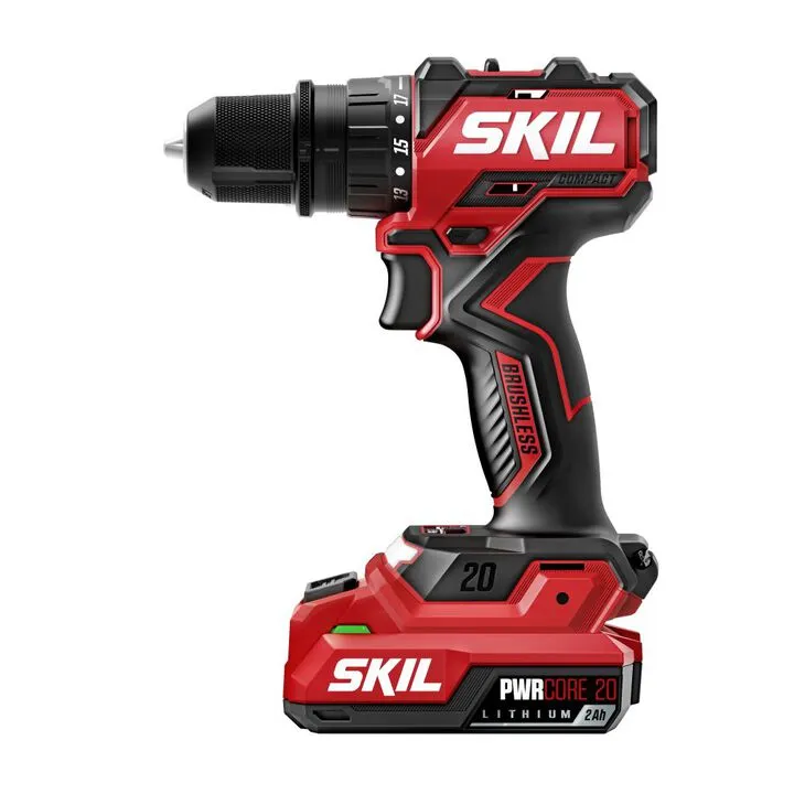SKIL 20V Brushless Compact Multi-Head Drill Driver Kit - High-Efficiency Versatility 2