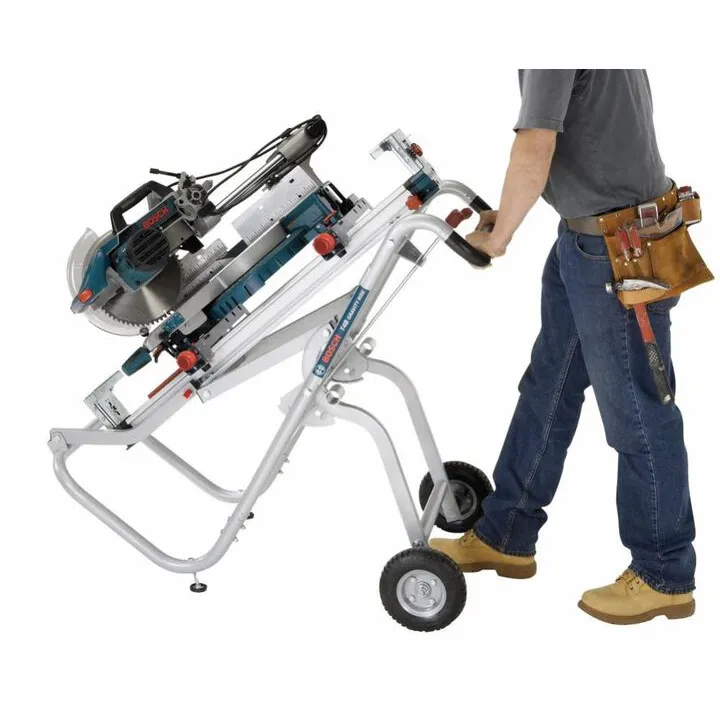 Bosch 12-Inch Dual-Bevel Glide Miter Saw & Gravity-Rise Stand Bundle: Professional Performance Kit 5