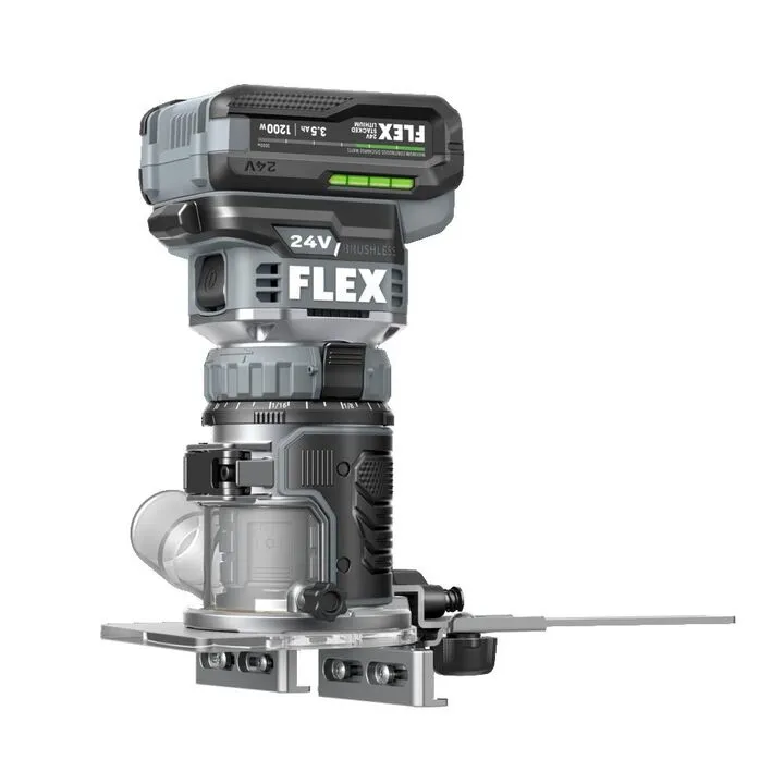 FLEX 24V Trim Router Stacked Lithium Kit - Professional Cordless Precision 4