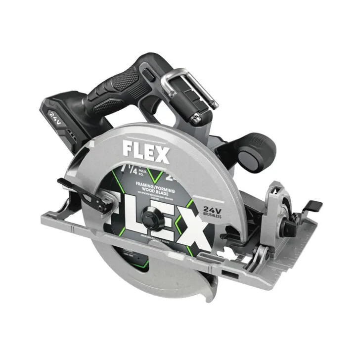 FLEX 24V 7-1/4in Circular Saw (Bare Tool) - High-Performance Cordless Precision