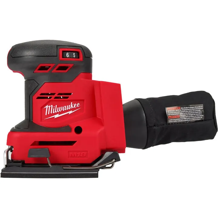 Milwaukee M18 Orbital 1/4 Sheet Sander (Bare Tool) - Professional Reconditioned Edition