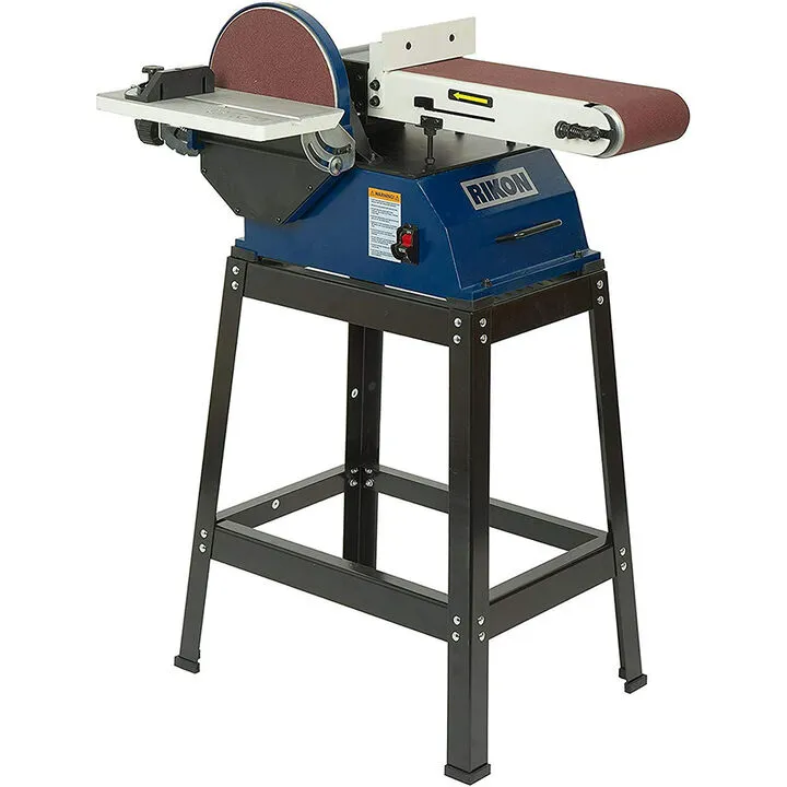 RIKON 6in x 48in Belt / 10in Disc Sander with Integrated Stand