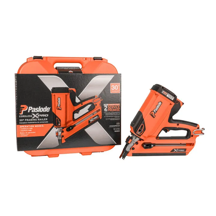 Paslode XPro 7V 30 Degree Framing Nailer Kit - Professional Cordless Performance 2