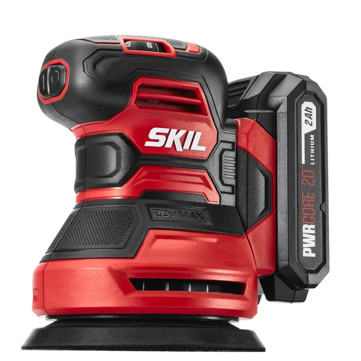 SKIL PWRCORE 20 5in Random Orbital Sander Kit - High-Performance Cordless Precision 4