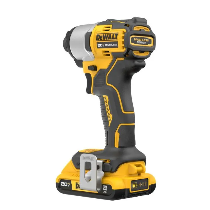 DEWALT 20V MAX XR Brushless 1/4-Inch Hex Impact Driver Performance Power Set 3