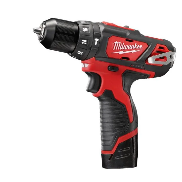 Milwaukee M12 3/8 in. Hammer Drill/Driver Kit - Compact Precision for Light-Duty Applications 1