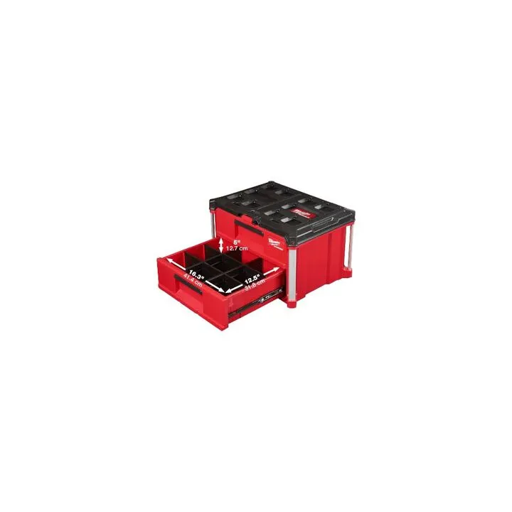 Milwaukee M18 Wrench Kit with 31-Piece Socket Set and Heavy-Duty 2-Drawer Tool Box 6