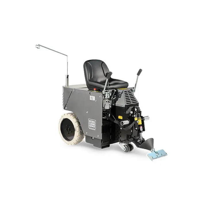 National Flooring Equipment Electric Ride-On Scraper with Manual Lift