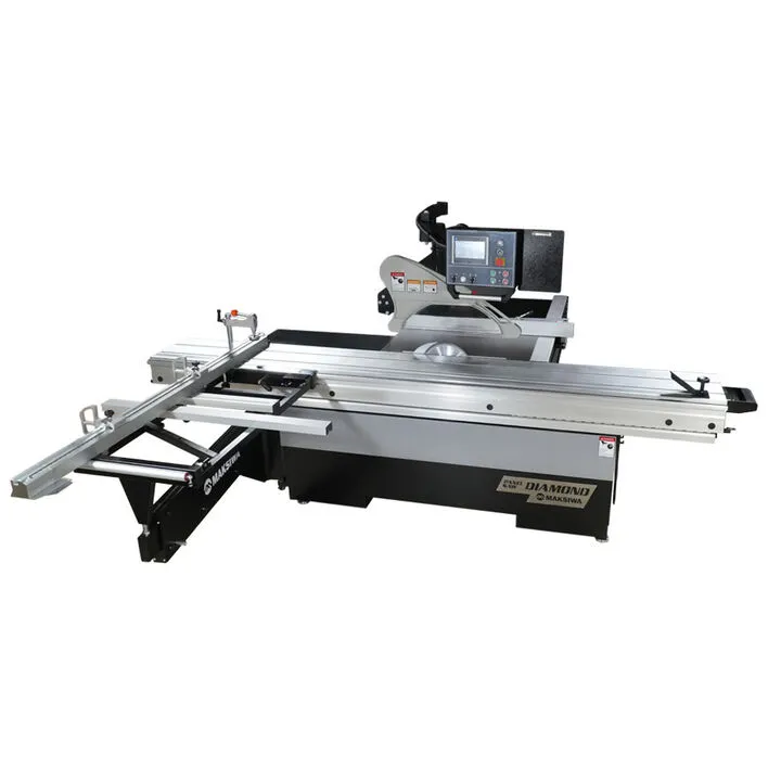 Maksiwa 10HP 3-Phase Industrial Sliding Panel Saw with Variable Speed Control