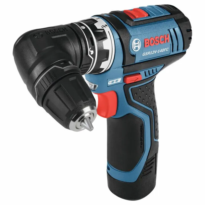 Bosch 12V Max Flexiclick 5-In-1 Drill/Driver System Kit - Professional Versatility 12