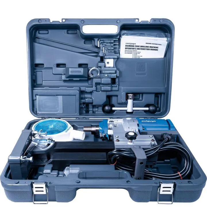 Diteq Shibuya TS-165Pro 2-Speed Angle Base Core Drill with Carrying Case 6