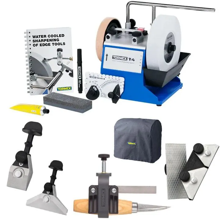Tormek T-4 Compact Water-Cooled Sharpening System - Chefs Bundle