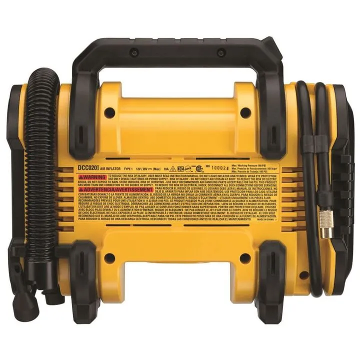 DEWALT 20V MAX Corded/Cordless Air Inflator & Vacuum Bundle - Professional Performance Guide 3