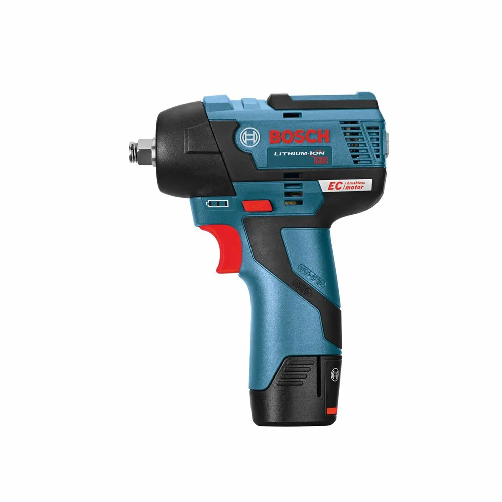Bosch 12V MAX EC Brushless 3/8 Inch Impact Wrench Kit - Compact Precision Power 5