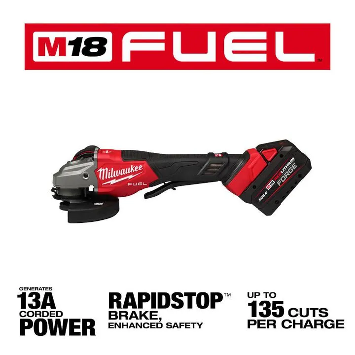 Milwaukee M18 FUEL 4-1/2 Inch - 6 Inch Braking Grinder, Paddle Switch Kit 2