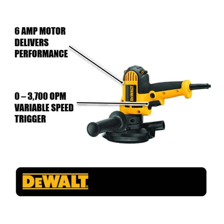 DEWALT 5-Inch Variable Speed Random (VSR) Disc Sander with Integrated Dust Port 2
