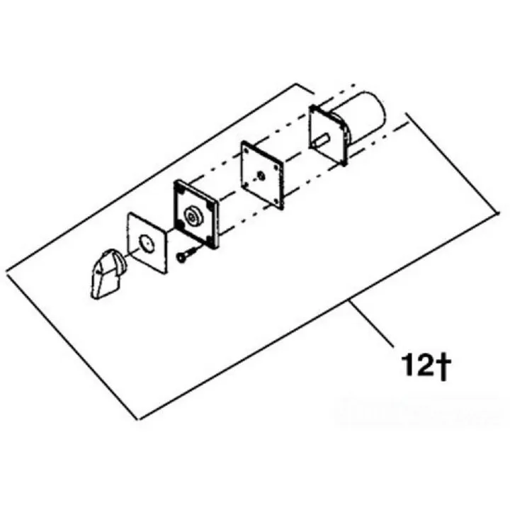 Genuine Ridgid 1224 Threading Machine Switch Assembly - Precision Replacement Part 1