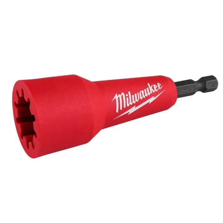 Milwaukee 2PC Solid Wire Stripper Set with Quick-Twist Connector Socket & 5PC Bit Holder 3