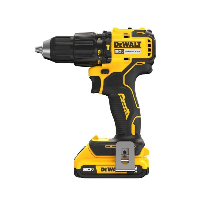 DEWALT 20V MAX Brushless Cordless 1/2in Hammer Drill Kit - High-Performance Professional Tool 2