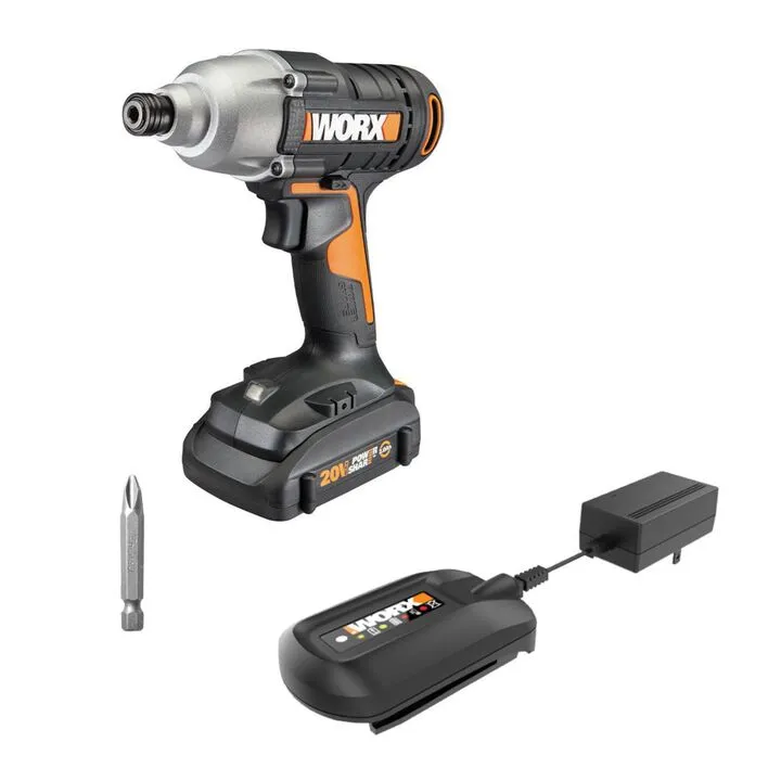 Worx 20V Cordless Li-Ion Impact Driver Kit - Precision Engineering for Home Projects