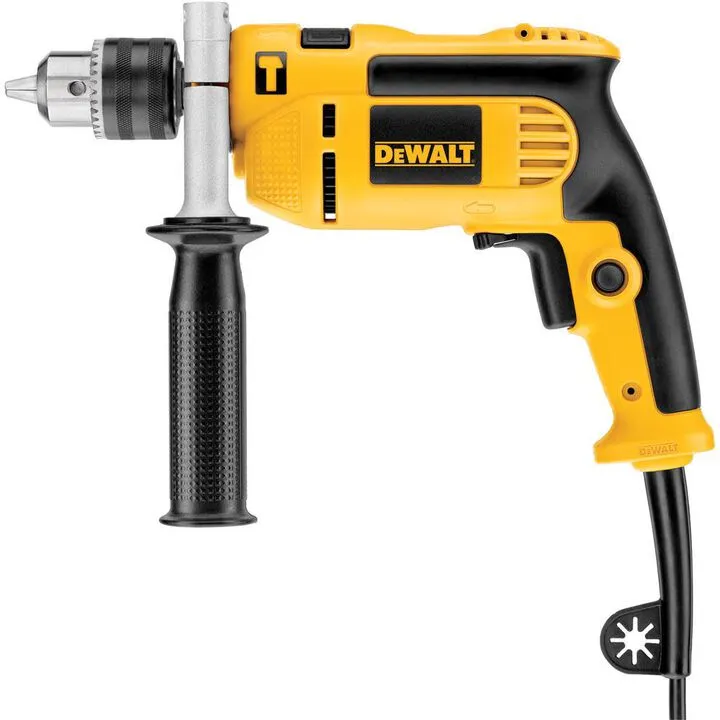 DEWALT 1/2 In. Single Speed Hammer Drill - Professional Grade Power Tool