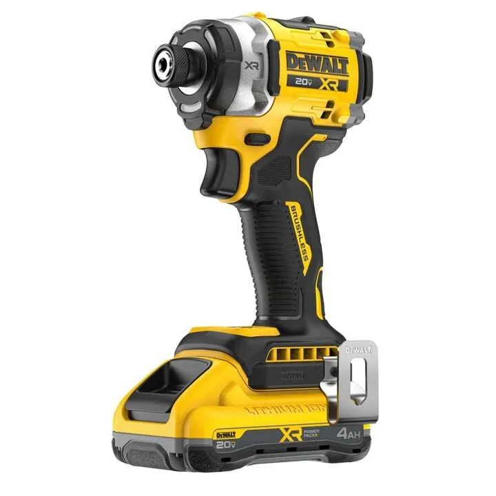 DEWALT 20V MAX XR 3-Speed High Torque 1/4 Inch Impact Driver Kit 1