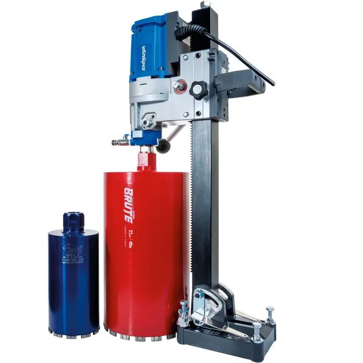 Diteq Shibuya TS-165Pro 2-Speed Angle Base Core Drill with Carrying Case