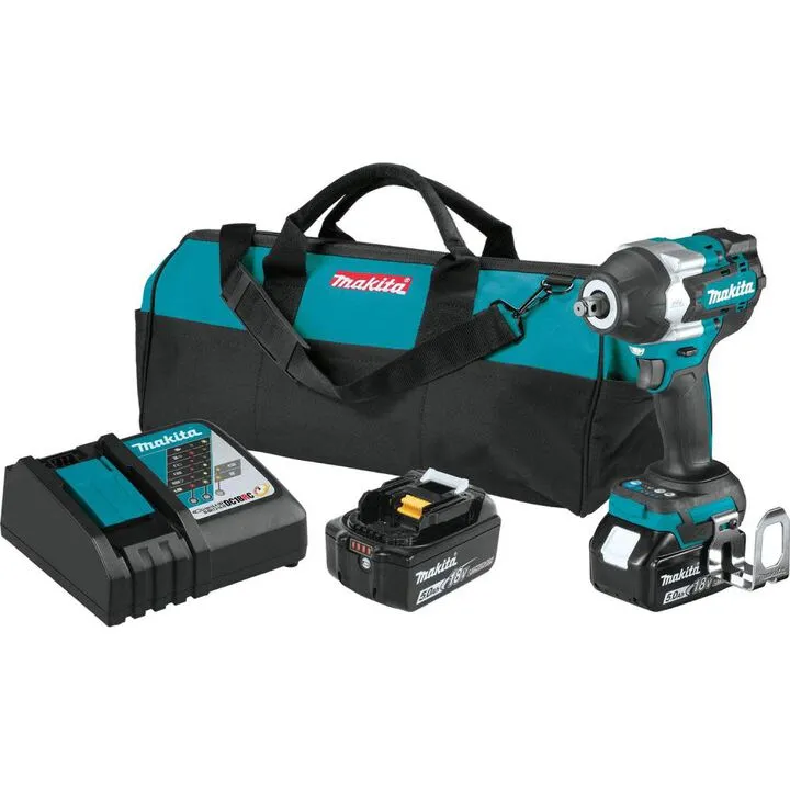 Makita 18V LXT 1/2in Square Drive Impact Wrench with Friction Ring Anvil (Tool Only)