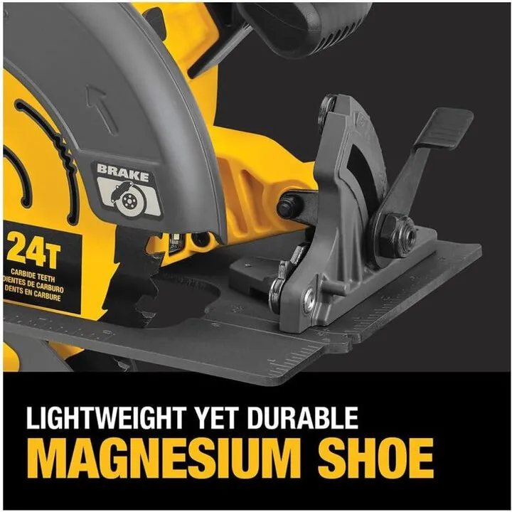 DEWALT 60V MAX 7-1/4 Inch Cordless Circular Saw & 20/60V FLEXVOLT Battery Bundle 5