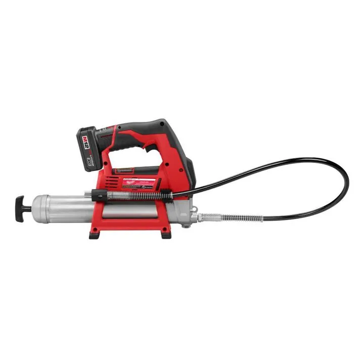 Milwaukee M12 Cordless Lithium-Ion Grease Gun Kit - Professional Maintenance Solution 3