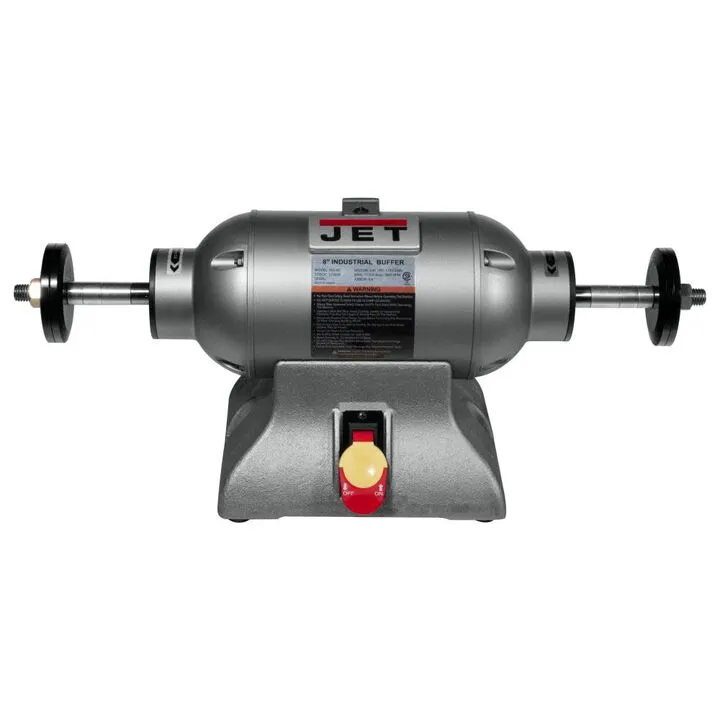 JET 8 Inch Industrial Buffer - Professional Grade Metal Finishing System