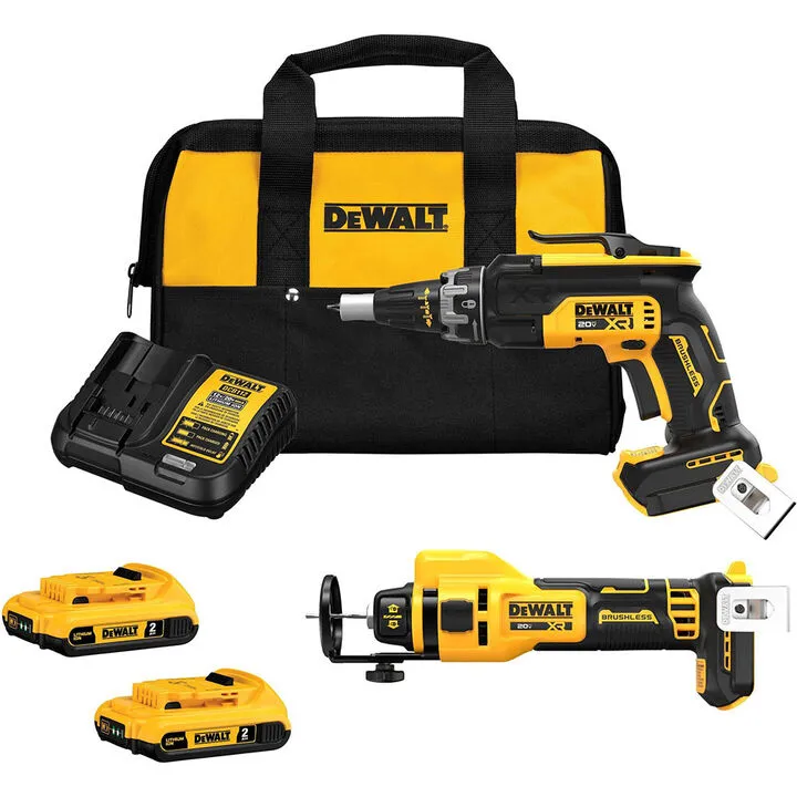 DEWALT 20V MAX XR 2-Tool Combo Kit - High-Performance Brushless Power Set