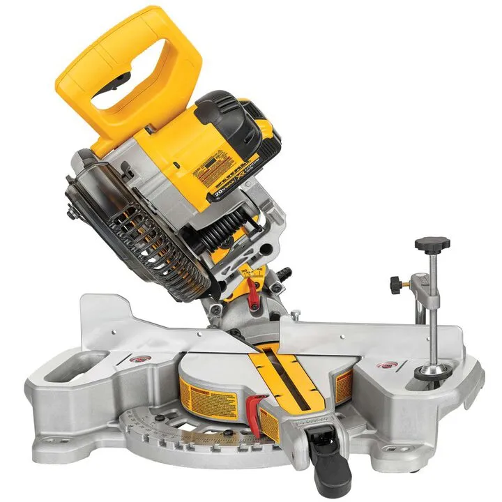 DEWALT 20V MAX Sliding Miter Saw Kit and Heavy Duty Work Stand Bundle 5