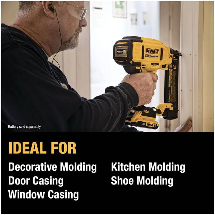 DEWALT 20V MAX Cordless Brad Nailer & Brad Nail Project Pack Bundle 5