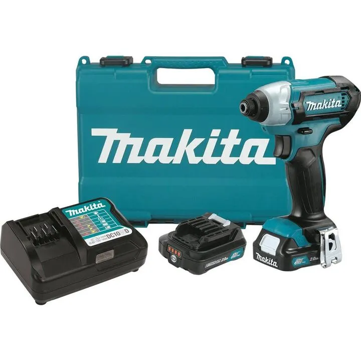 Makita 12V max CXT Lithium-Ion Cordless Impact Driver Kit - Precision & Portability