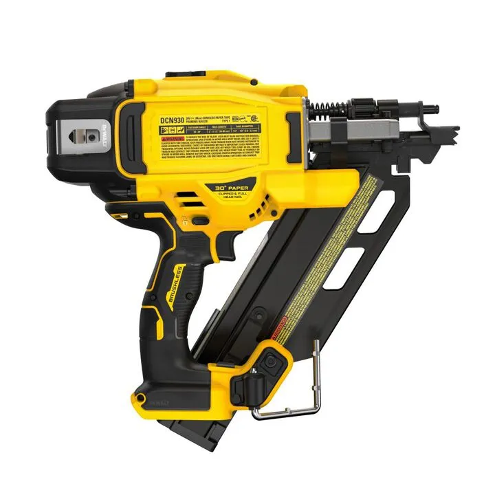 DEWALT 20V MAX 30 Degree Paper Tape Framing Nailer (Bare Tool) 3