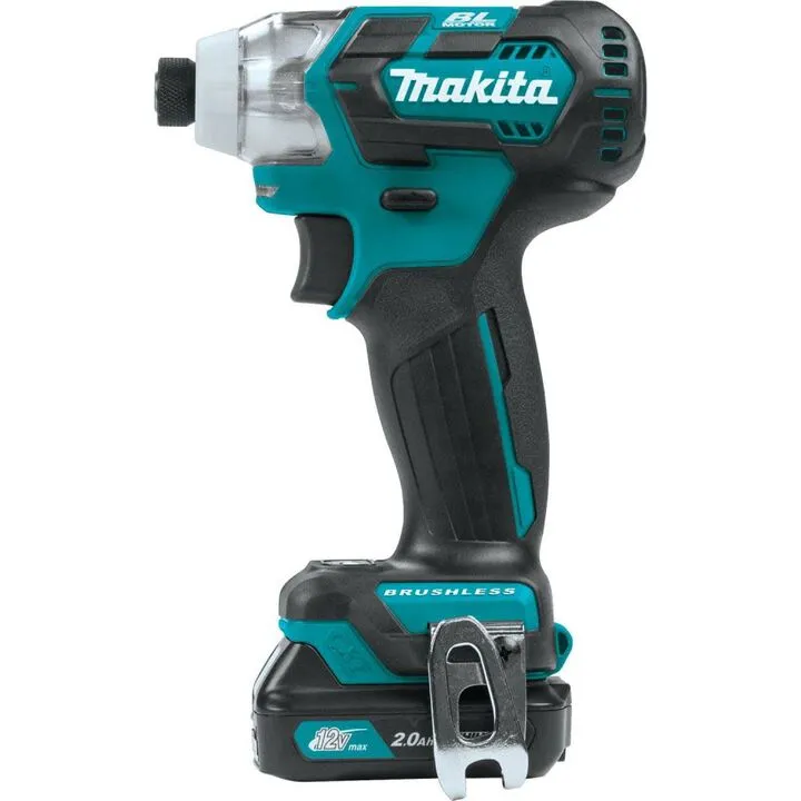 Makita 12V max CXT Lithium-Ion Brushless Cordless Impact Driver Kit (2.0 Ah) 2