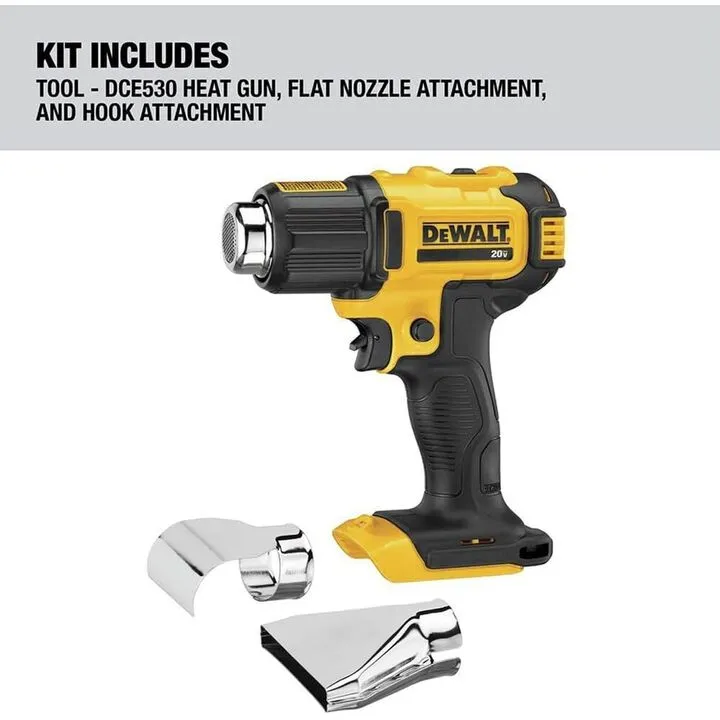 DEWALT 20V MAX Cordless Heat Gun & Battery Pack Bundle - High-Efficiency Portable Heating 2