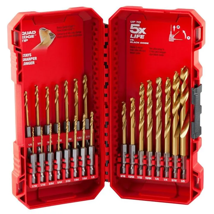 Milwaukee M12 FUEL Installation Drill/Driver Kit with 60pc SHOCKWAVE & 23pc Titanium Bit Set 2