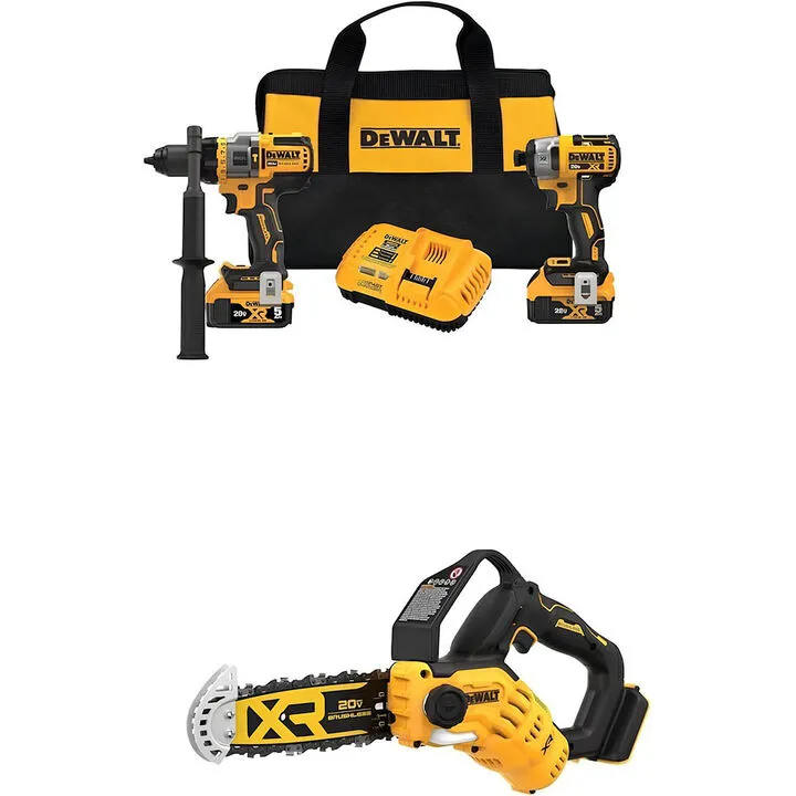 DEWALT 12V MAX Cordless Drill & Driver and Pruning Saw Performance Bundle