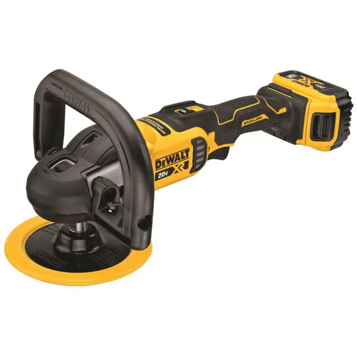 DEWALT 20V MAX XR 7 in (180mm) Cordless Variable Speed Rotary Polisher Kit 4