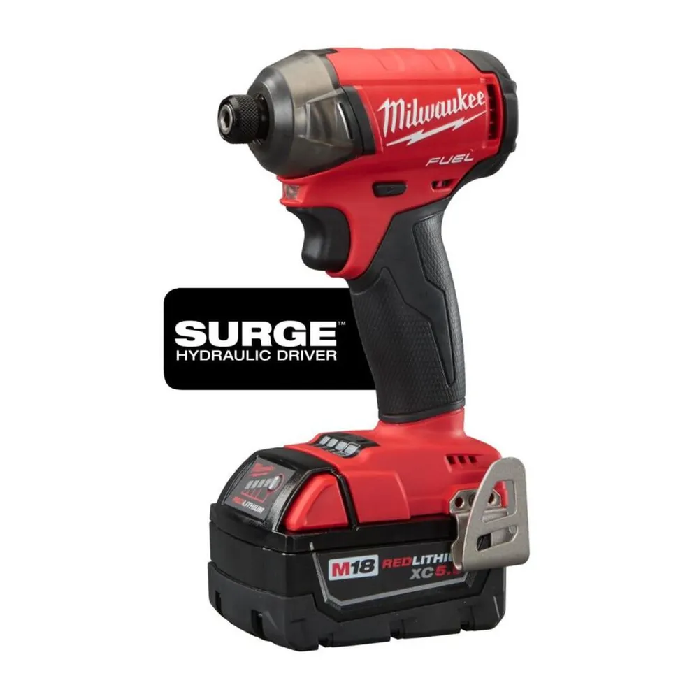 Milwaukee M18 FUEL SURGE 1/4 in. Hex Hydraulic Driver Kit - Professional Quiet Fastening Solution 4