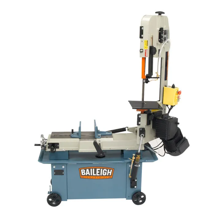 Baileigh BS-712M Metal Cutting Band Saw - 120V Manual Vise Precision 1