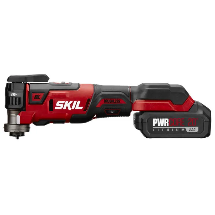 SKIL PWRCORE 20 Brushless 20V Oscillating Multi-Tool Kit - Professional Grade Precision