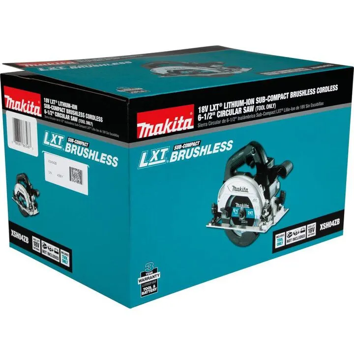 Makita 18V LXT Sub-Compact 6-1/2in Circular Saw (Bare Tool) 2