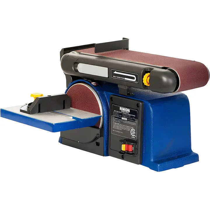 RIKON 4in x 36in Belt / 6in Disc Sander - Professional Grade Benchtop Finishing
