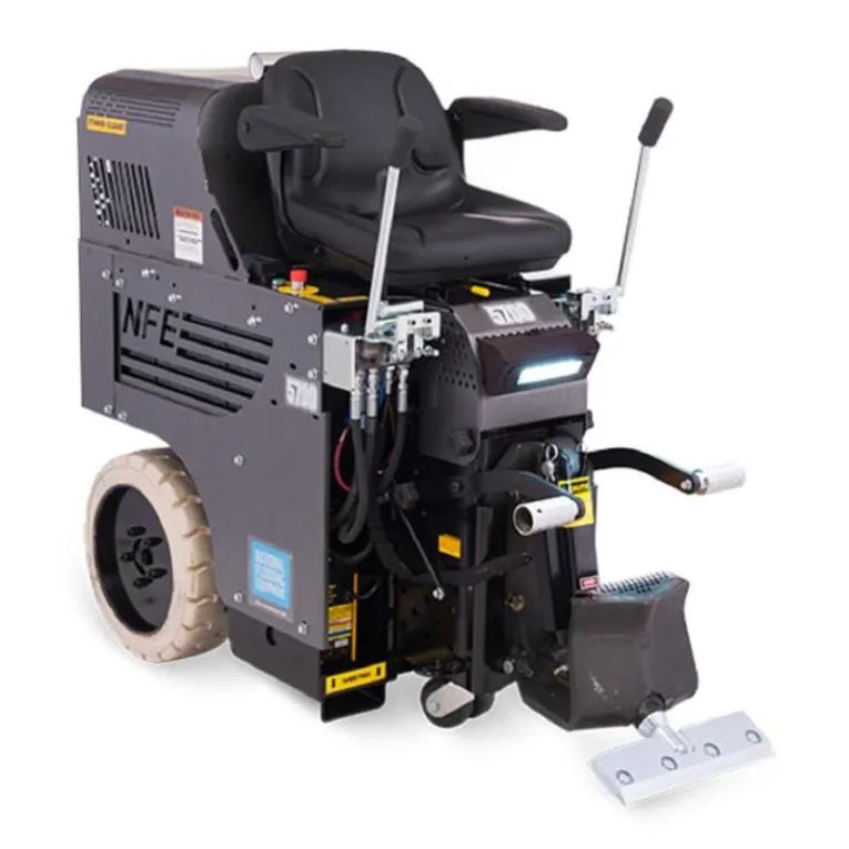 National Flooring Equipment Battery Powered Ride On Scrapper with Manual Lift