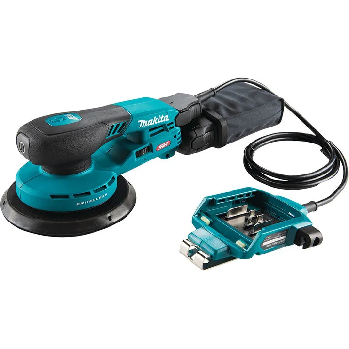 Makita 40V Max XGT Brushless Cordless 6-Inch Random Orbit Sander & Barrel Grip Jig Saw Professional Bundle 2