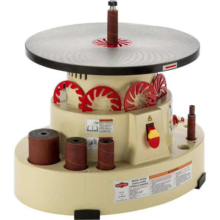 Shop Fox 1/4HP Benchtop Oscillating Spindle Sander - Precision Contour Sanding Solution 1